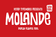 Molande - Display Playful Font, a Handwritten Font by VASTARD STUDIO (Thumbnail 1 of 9)