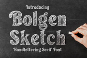 Bolgen Handlettering Serif font, a Serif Font by Blankids Studio (Thumbnail 1 of 10)