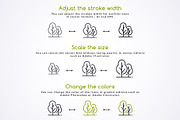 Picnic and BBQ icons + Patterns, an Outline Icon by JuliaMalinovskaya (Thumbnail 2 of 4)