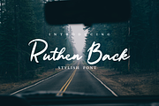 Ruthen Back - Stylish Font, a Script Font by Java pep (Thumbnail 1 of 9)