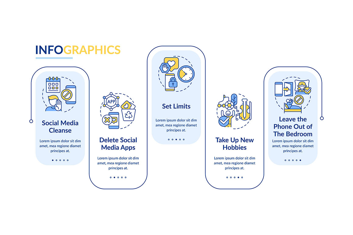 Ways to break social media addiction, a Templates & Theme by IMG Visuals