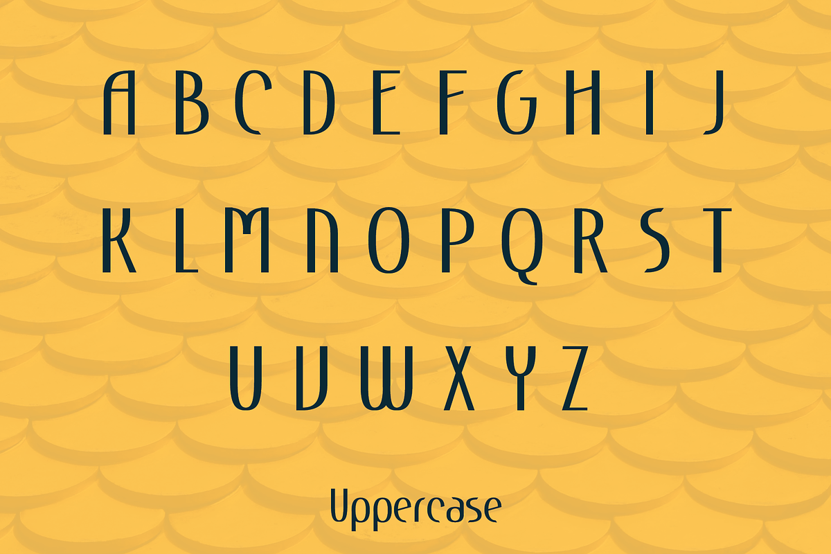 Gatsby Deco, a Sans Serif Font by EW Type Foundry (Photo 3 of 11)