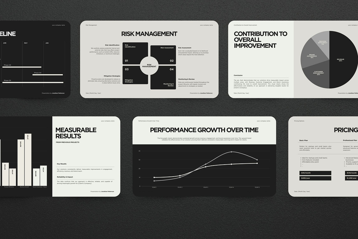 Minimalist Business Presentation, a Presentation Template by Pani Temp. (Photo 9 of 13)