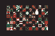 Mosaic Christmas Icon Collection, a Seasonal Illustration by Anna (Thumbnail 8 of 12)