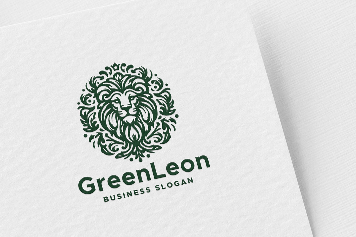 Green Leon Logo, a Branding & Logo Template by Design_Planet (Photo 2 of 5)