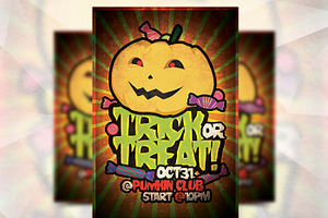 Trick or Treat - Flyer Template, a Flyer Template by Flyermarket