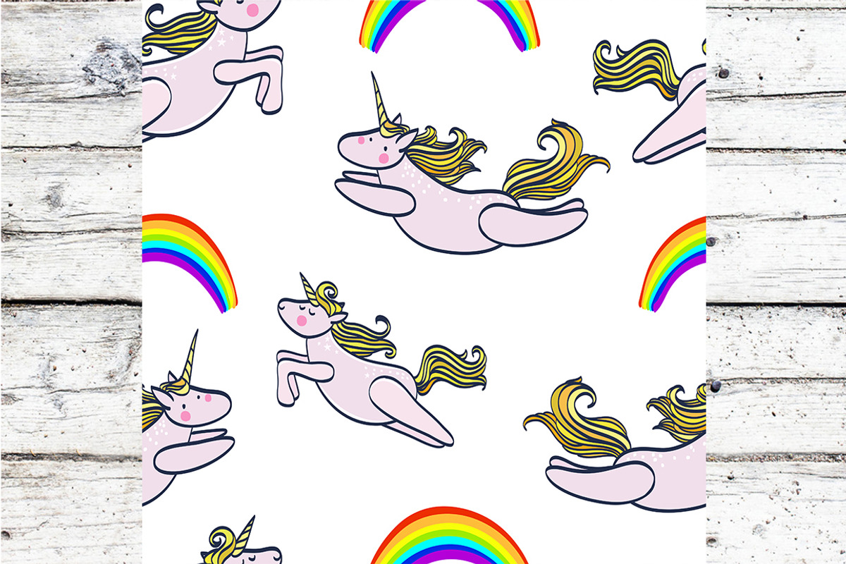 Unicorn set, a Pattern Graphic by Vavavka (Photo 11 of 14)