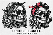 Retro Skull, a Person Illustration by DevantCreate (Thumbnail 1 of 2)