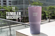Tumbler Mockups To Go, a Cups & Container Mockup by Dikarte.Store (Thumbnail 1 of 14)