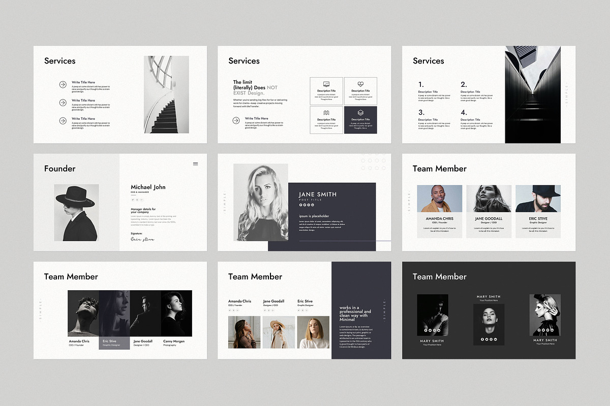 Strategy Minimal PowerPoint Template, a Presentation Template by GoldenPixelStudio (Photo 7 of 14)
