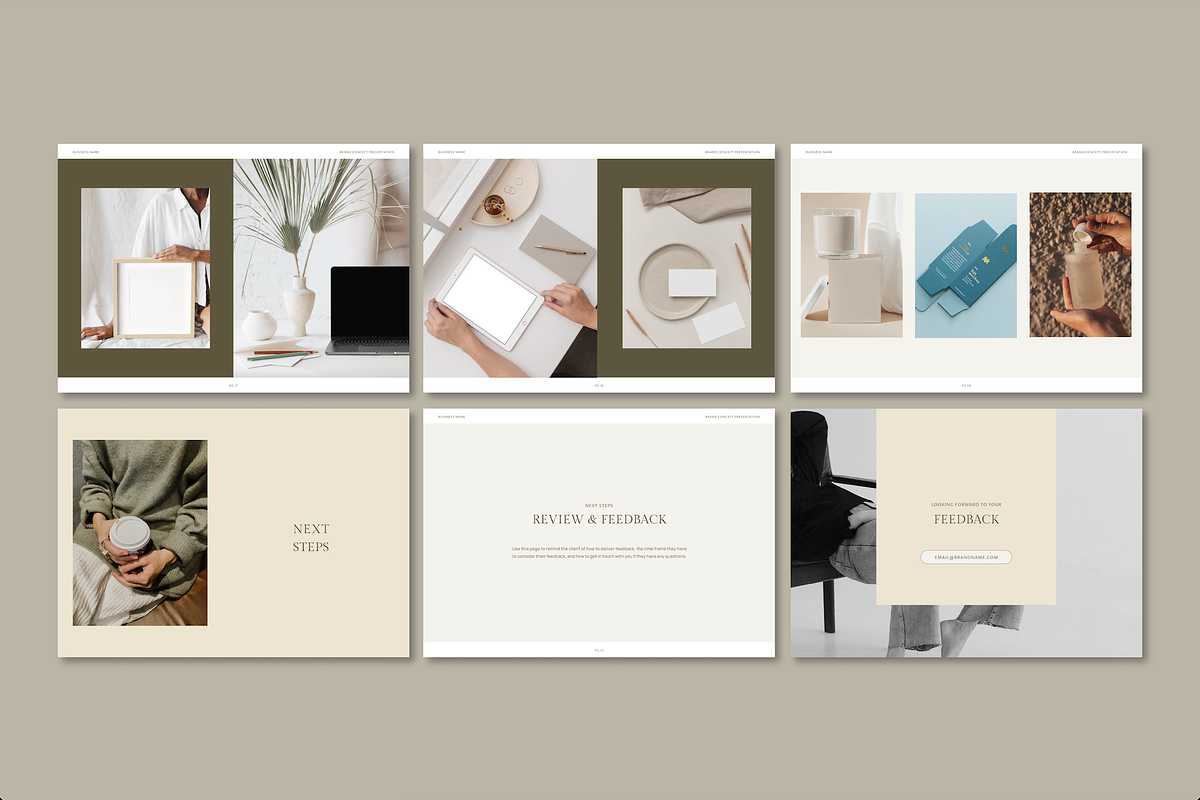 Concept Presentation Template, a Presentation Template by Studio_Evergreen (Photo 6 of 10)