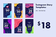 Instagram Story Template design, a Social Media Template by The G! Design (Thumbnail 1 of 2)