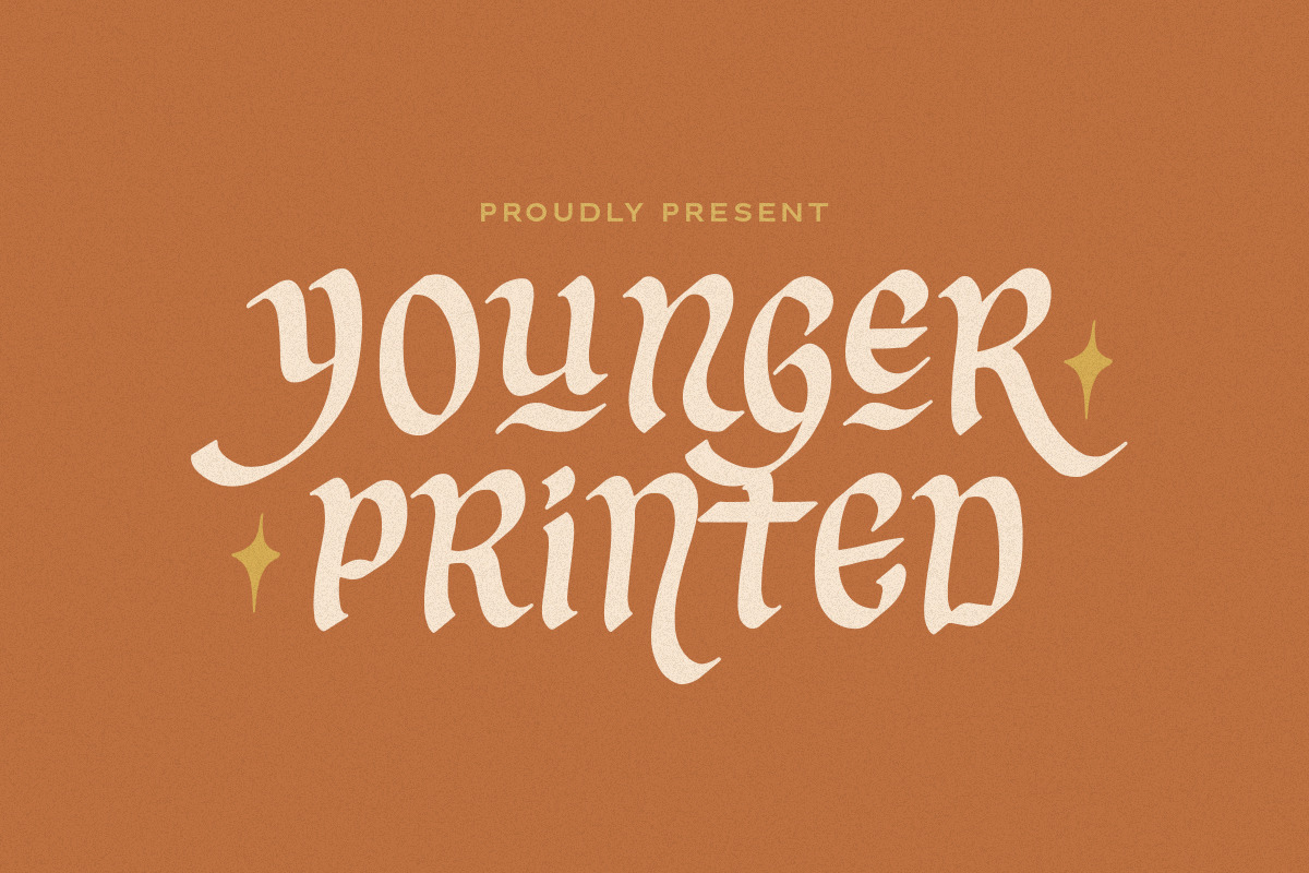 Forestine - Stylish Blackletter, a Blackletter Font by Sarid Ezra (Photo 2 of 7)