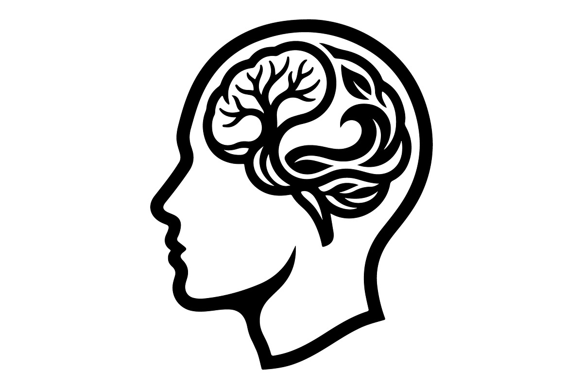 Brain Tree Human Head, an Object Graphic by Gfx_Store (Photo 2 of 15)
