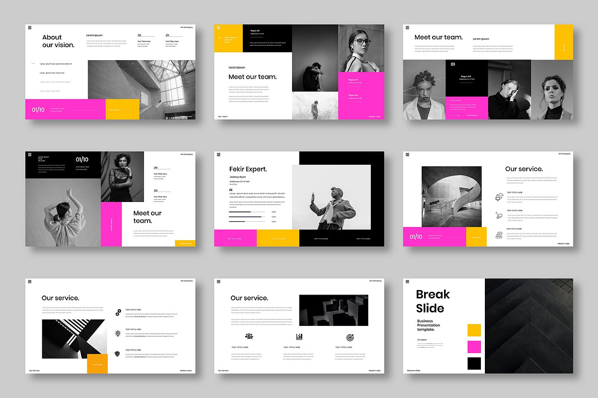 Fekir - Business Google Slide Templa, a Presentation Template by Dens Creative Studio (Photo 3 of 6)