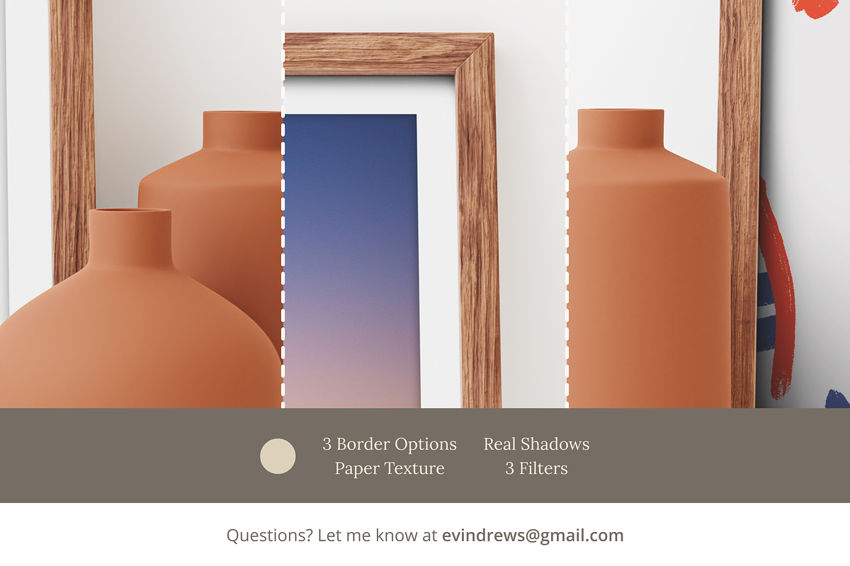 Summer Wood Frame Mockups, a Print Template by urgent studio (Photo 5 of 5)