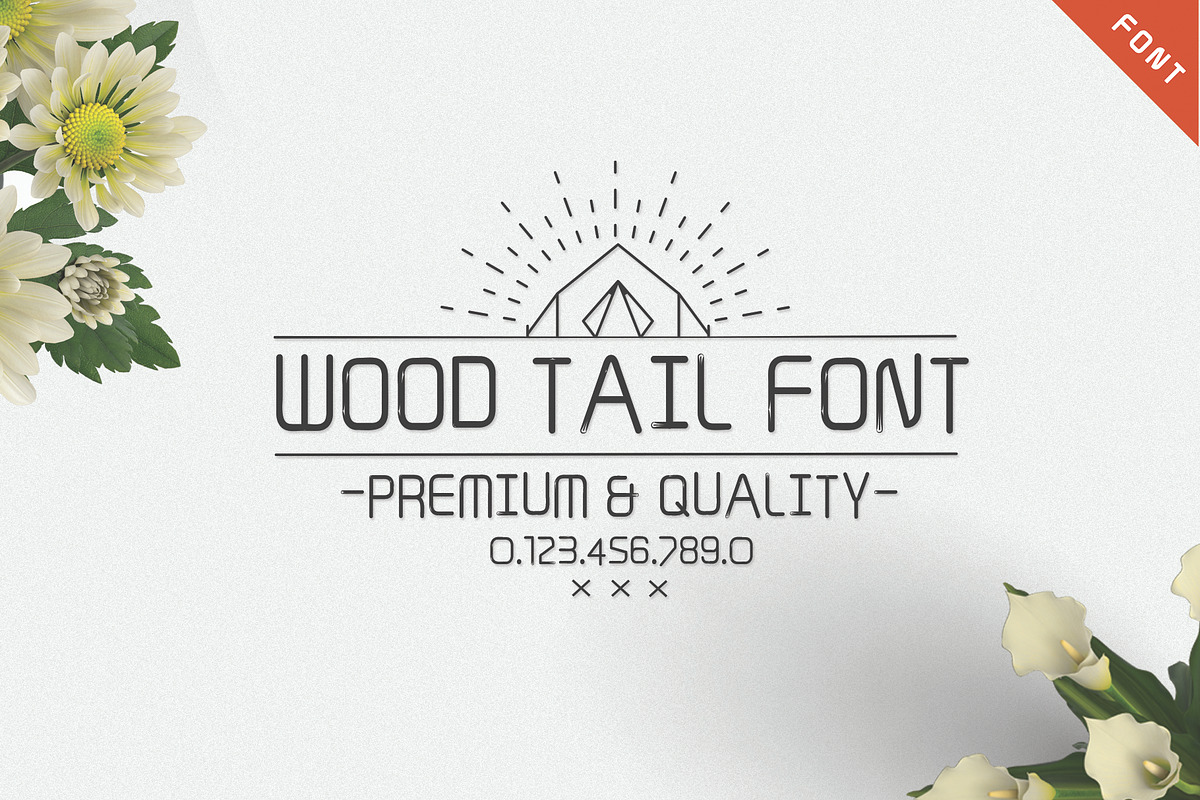 Wood Tail Font