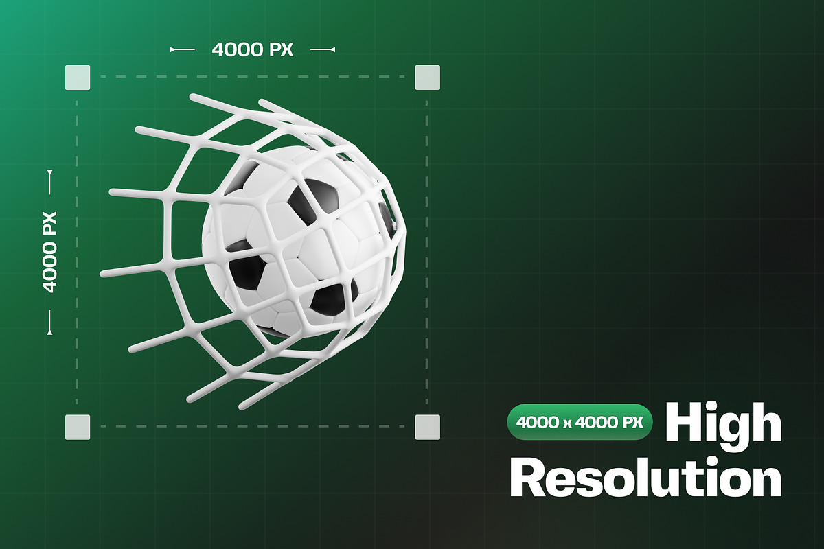Football Essentials 3D Icon Pack, an Object 3D Model by Haps Space (Photo 2 of 4)