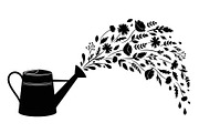 Floral Watering Can Design Bundle, an Illustration by Gaye Art (Thumbnail 29 of 31)