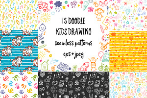 15 Kids Patterns Set