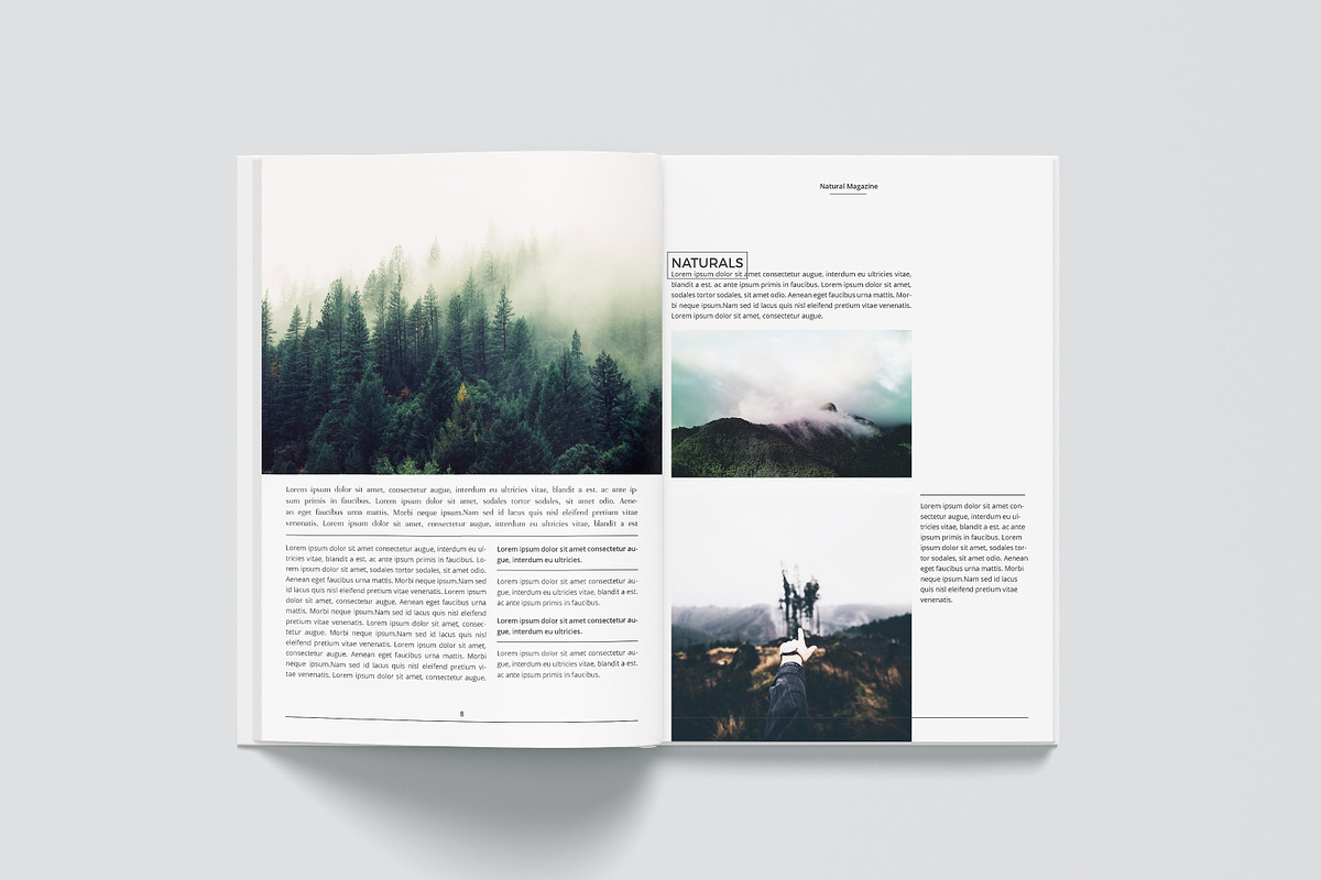 Natural Magazine, a Magazine Template by obidullah_01 (Photo 7 of 14)