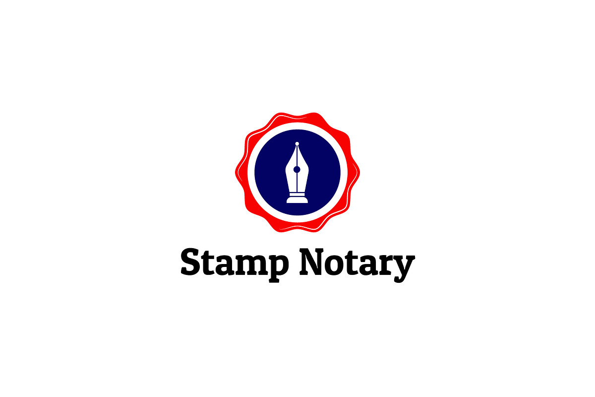 Stamp Notary Logo, a Branding & Logo Template by tanmay.goswami