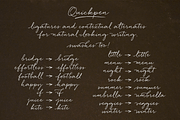Quickpen Casual Script, a Handwritten Font by Trial by Cupcakes (Thumbnail 4 of 6)