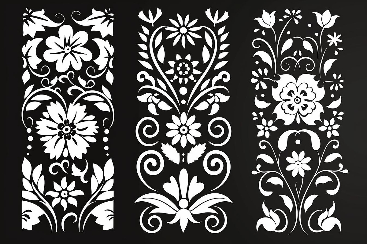 Ornate Floral Laser Cut Pattern Bun, an Object Graphic by jahid234 (Photo 3 of 10)