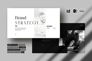 Brand Strategy Presentation Template, a Presentation Template by White Graphic