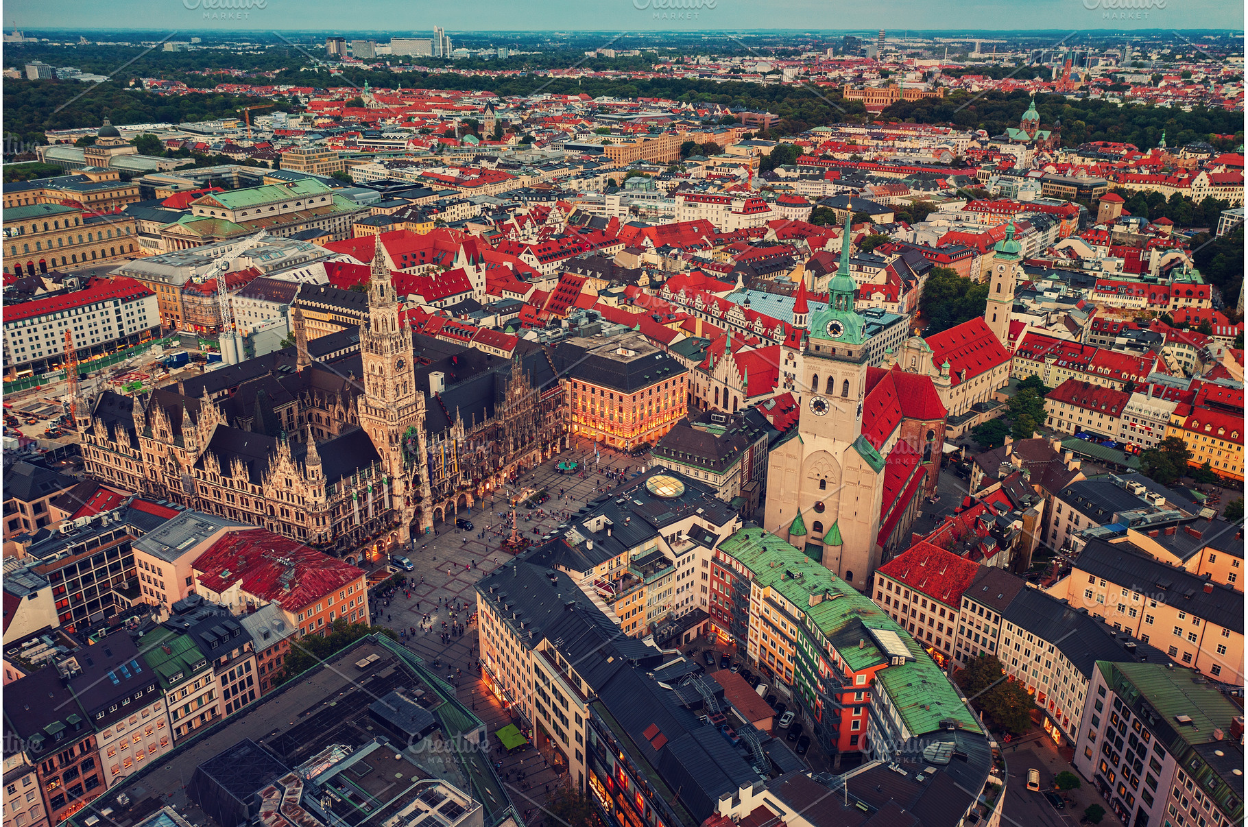 Marienplatz in Munich, an Architecture Photo by Nature and travel