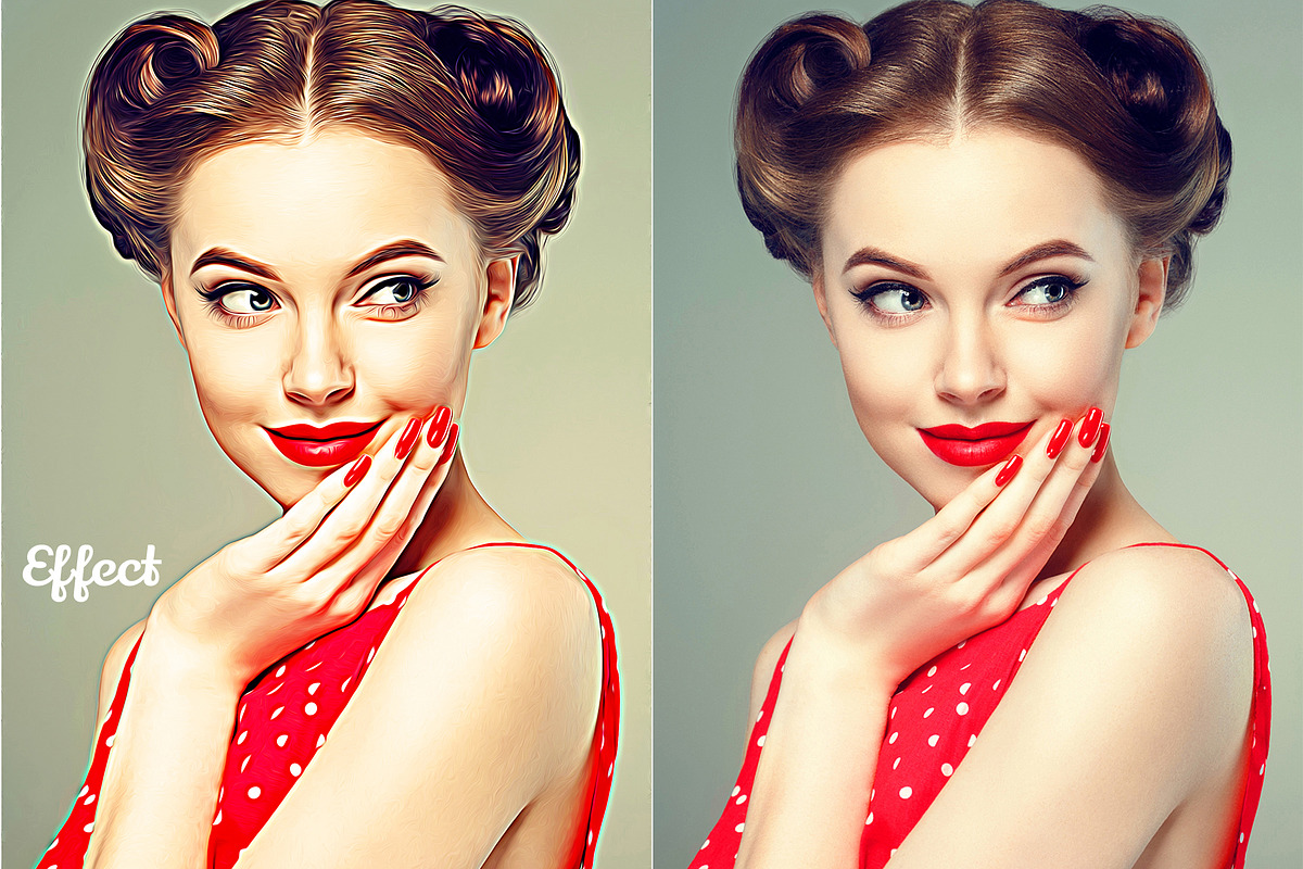 Artistry Painting Photoshop Action, an Action Add-On by CraftingStudio (Photo 3 of 3)
