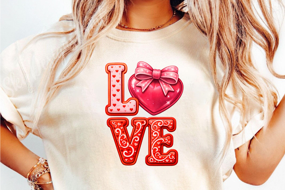 Preppy Coquette Valentine's Day Love, an Illustration by DreamCafeArt (Photo 7 of 8)