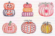 Pumpkin Hand-drawn Fall, an Illustration by CreationArt (Thumbnail 2 of 4)