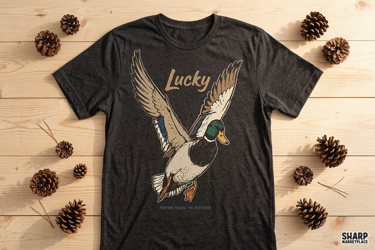 Lucky Fortune Favors The Feathered, an Object Graphic by SharpMarketplace (Photo 4 of 5)