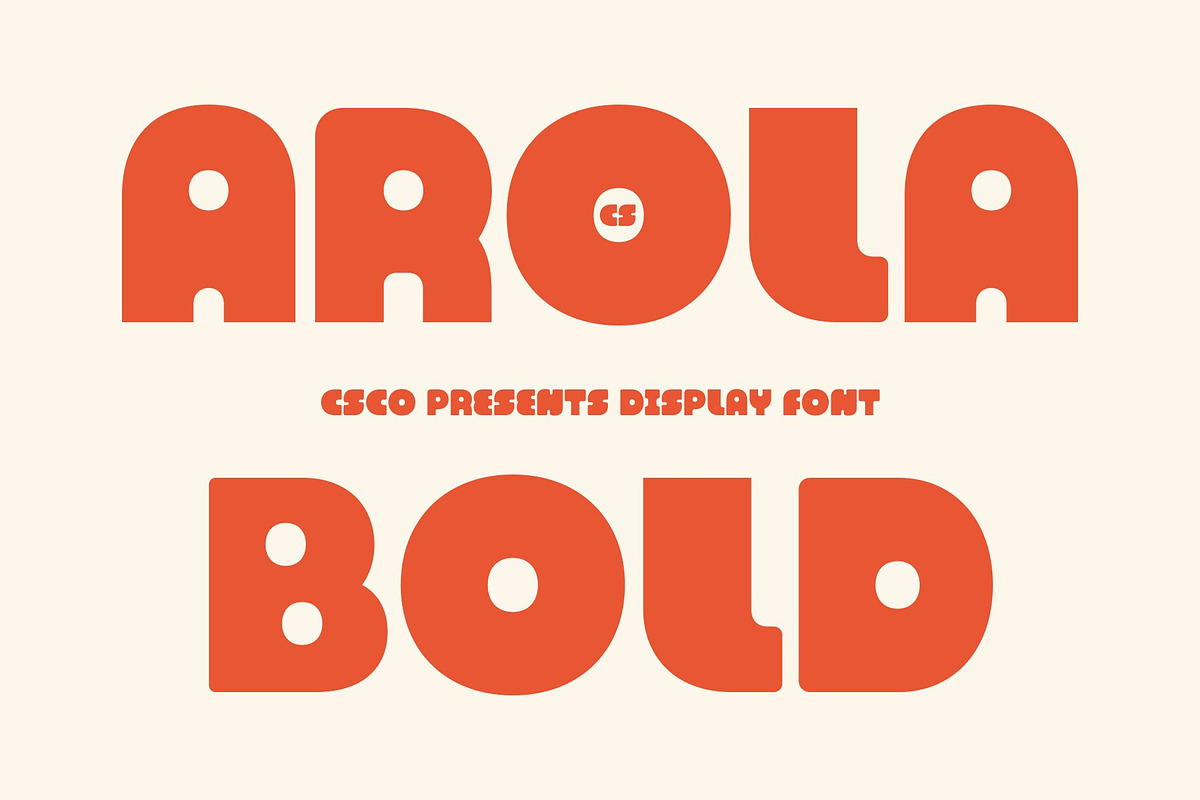 CS Arola – Bold Display Font, a Sans Serif Font by Craft Supply Co. (Photo 1 of 8)