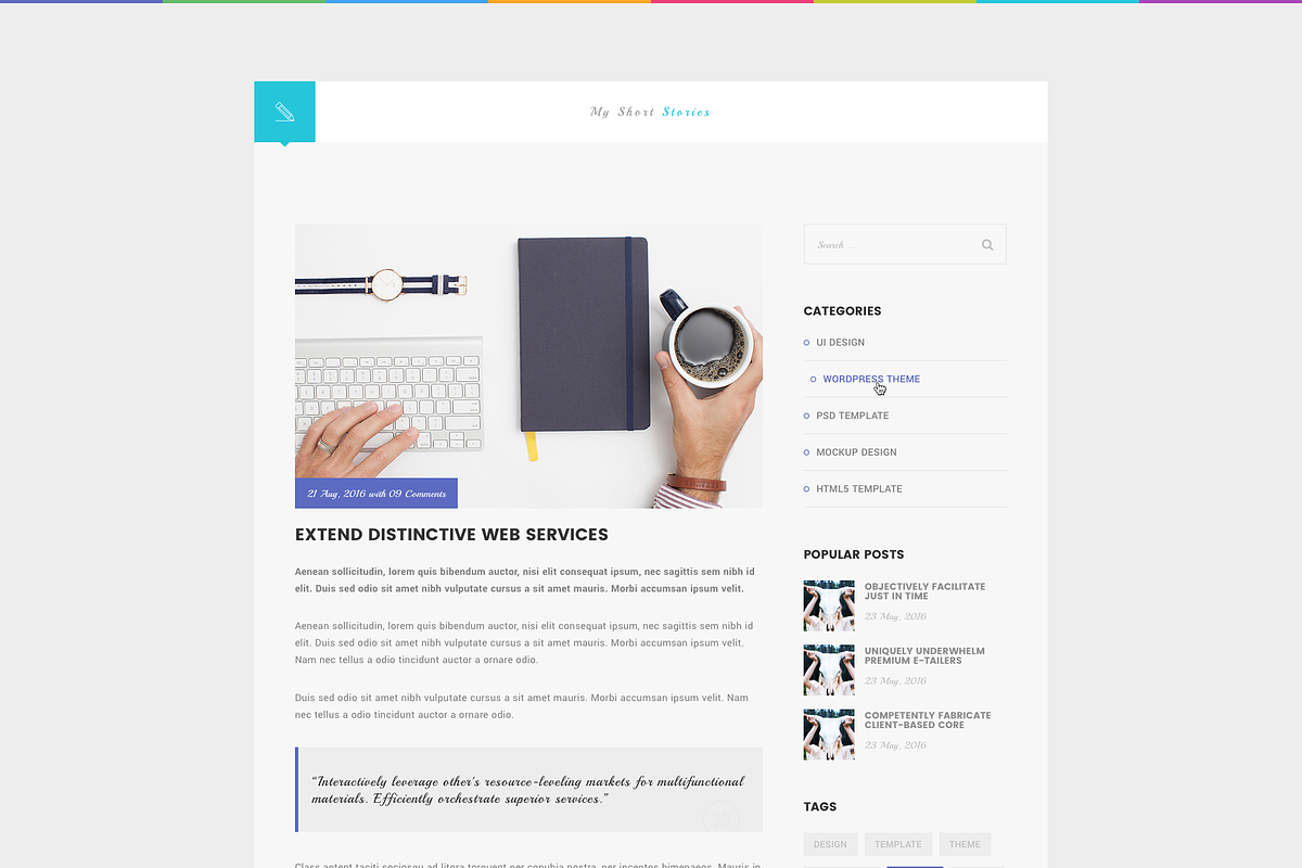 JS - Minimal Resume Template, a Websites & App Template by bigpsfan's SHOP (Photo 14 of 14)