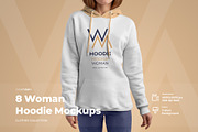 8 Mockups Woman Hoodie, a Hoody Mockup by Grow Design Craft Studio (Thumbnail 1 of 6)