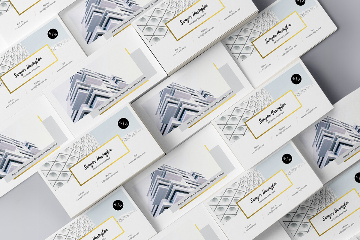 Modern Stylish Business Card, a Business Card Template by GraphicsEgg (Photo 3 of 5)