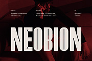 Neobion - Modern Condensed Font, a Sans Serif Font by Imoodev (Thumbnail 1 of 5)