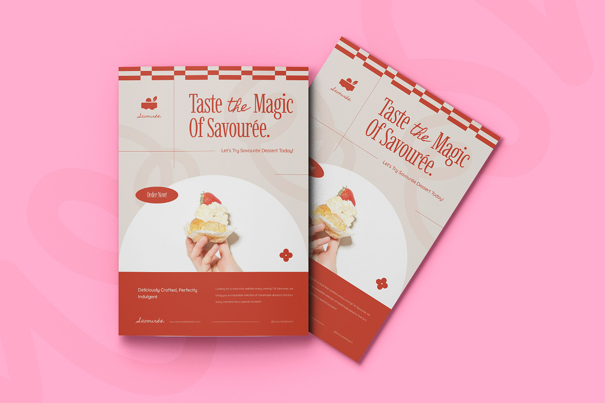Taste The Magic of Savourée - Poster, a Poster Template by VUNIRA (Photo 2 of 3)