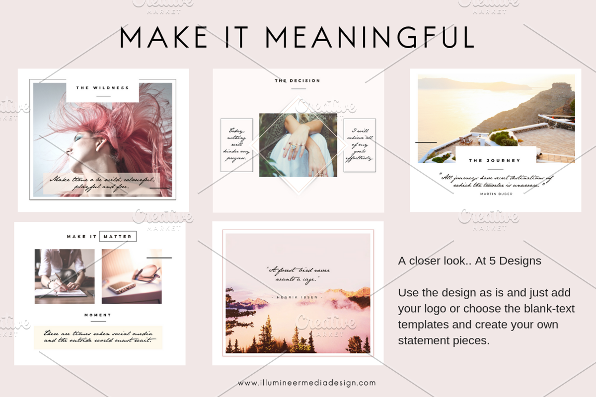 INSTAGRAM + FACEBOOK COMBO BUNDLE, a Social Media Template by Illumineer Media & Design (Photo 12 of 12)