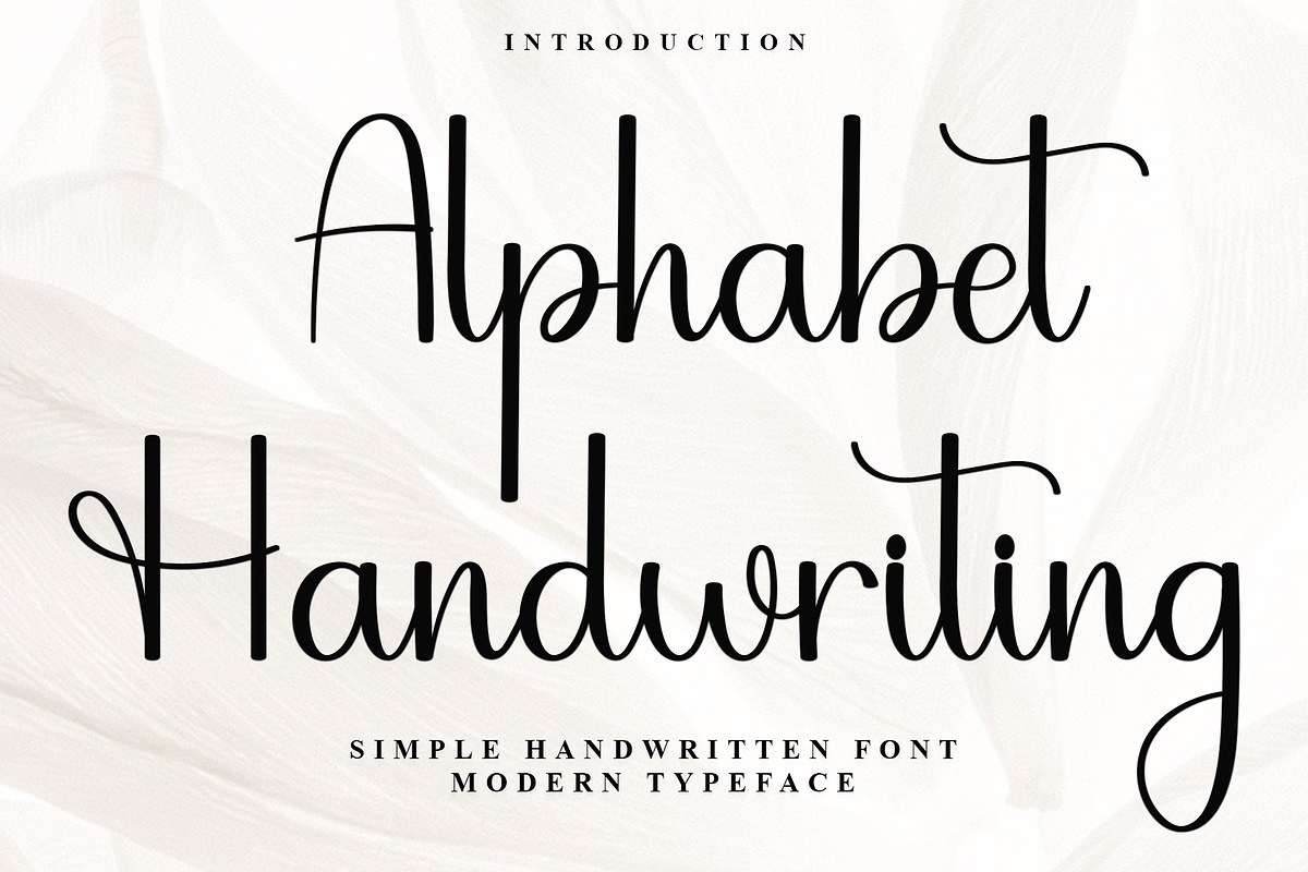 Alphabet Handwriting, a Handwritten Font by FreshTypeINK (Photo 1 of 8)