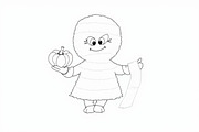 Halloween Illustration Coloring bund, an Illustration by Artivon (Thumbnail 2 of 26)