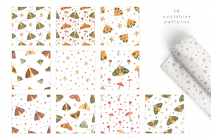 Butterfly Seamless Patterns