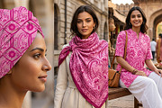 Pink Persian patterns, a Pattern Graphic by ThaiByGaew (Thumbnail 3 of 3)