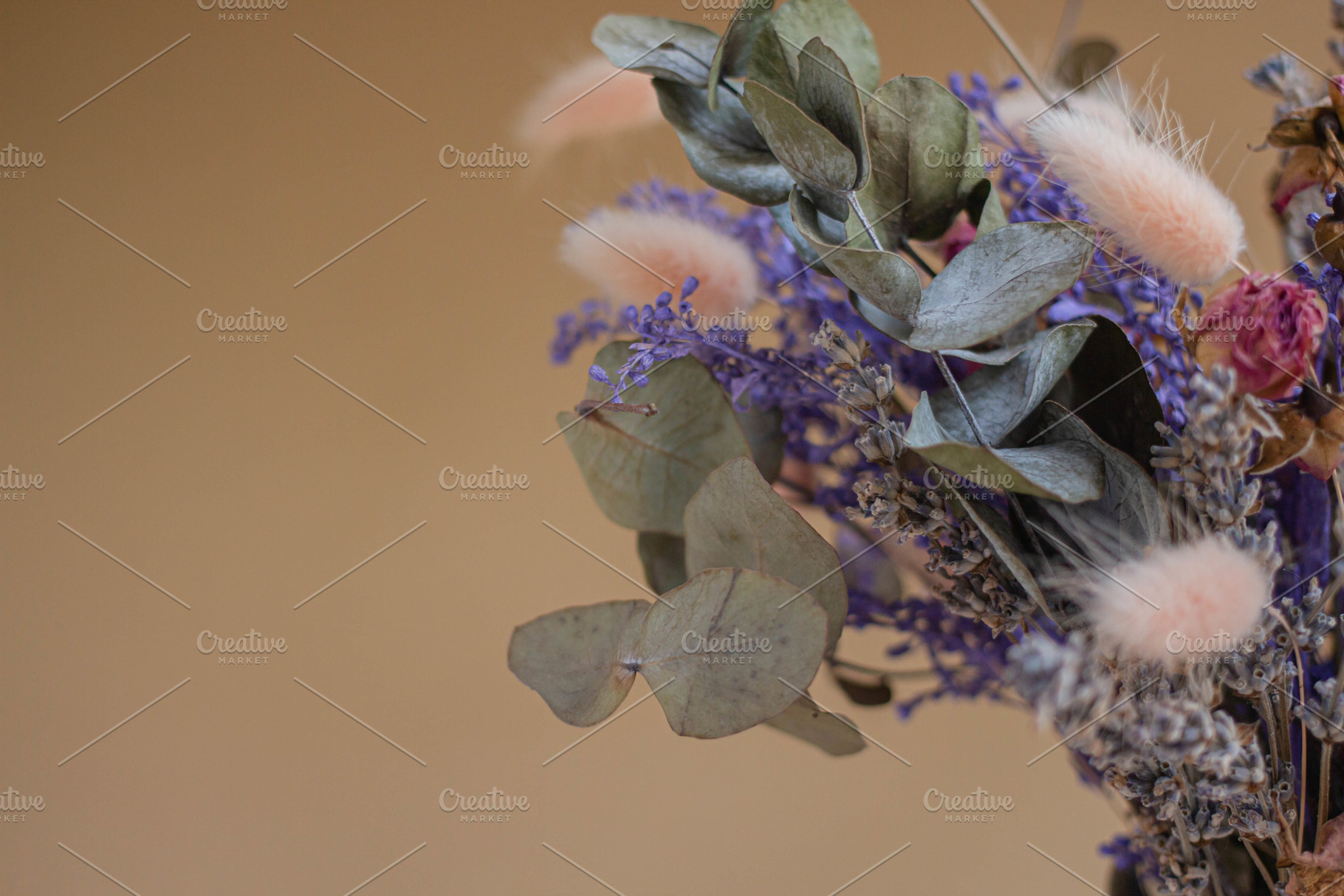 eucalyptus, lavender, roses, a Nature Photo by Arymer