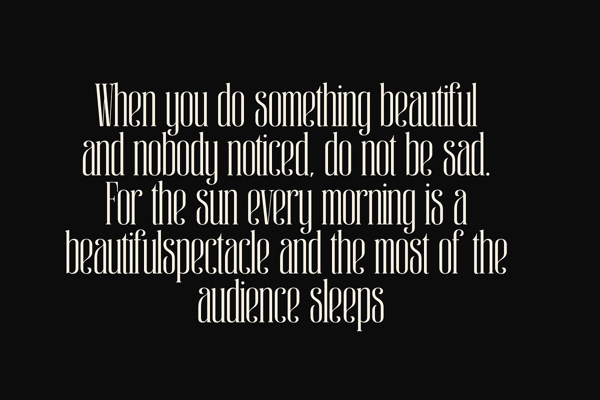 Autumn - Unique Display Serif, a Serif Font by Luna Shop (Photo 4 of 6)