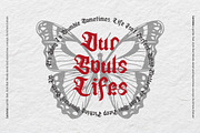 Lactoms - Modern Blackletter Font, a Blackletter Font by Dhabee (Thumbnail 6 of 15)