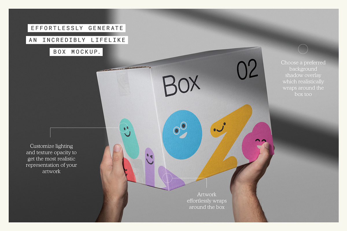 Packaging Box 02 Mockup, a Packaging Mockup by mockstar (Photo 3 of 10)