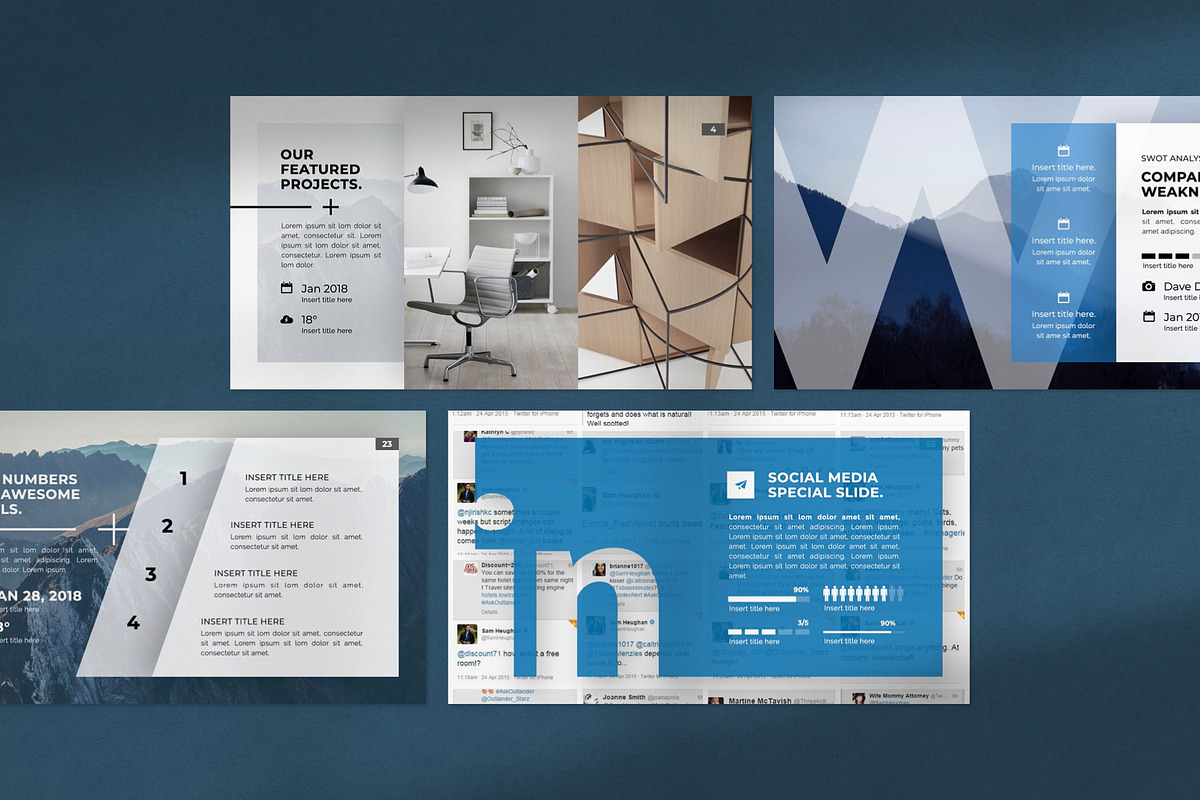 Blues PowerPoint Template